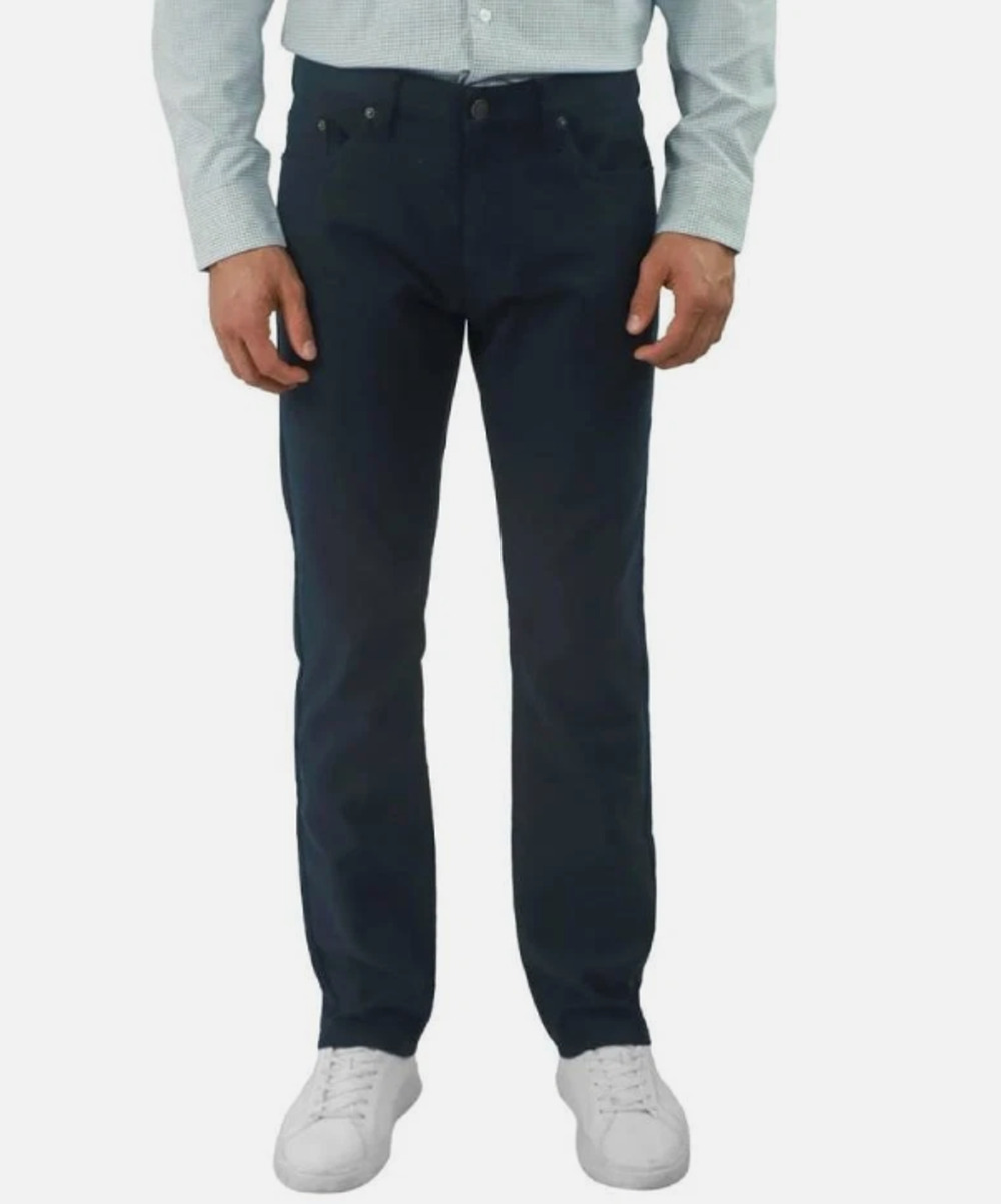 Jachs Men's Straight Leg 5 pockets Pant Navy Size 40x30